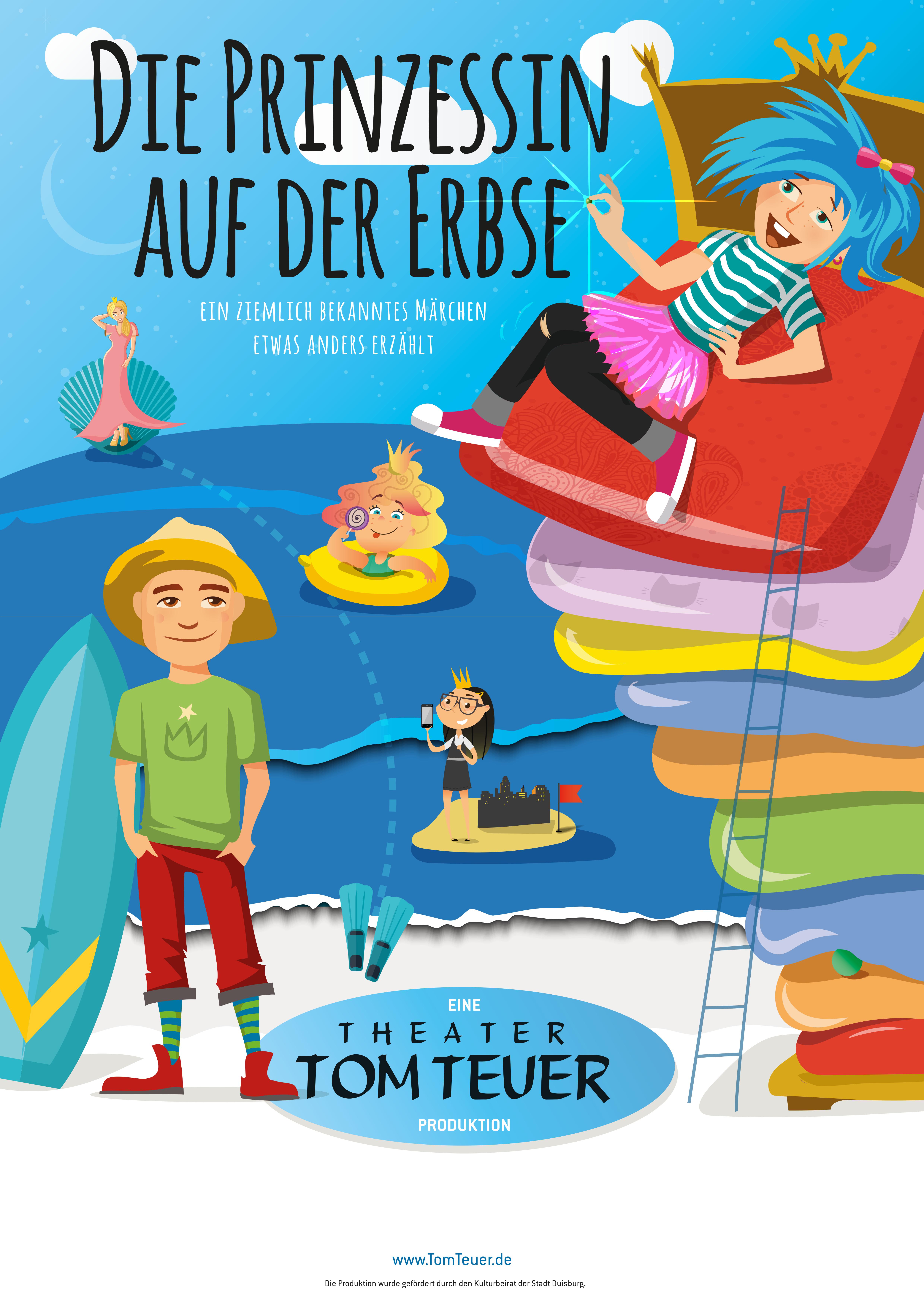 Theater Tom Teuer: Die Prinzessin auf der Erbse